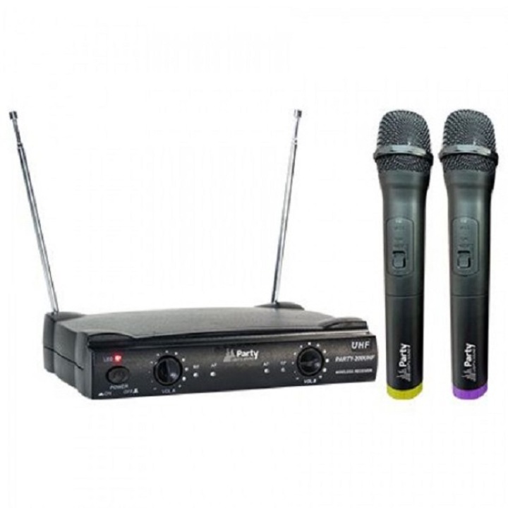 Set 2 microfoane wireless uhf 863.2 & 864.2 mhz