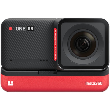 Camera video sport Insta360 ONE RS 4K Edition, 4K, Waterproof, HDR, Negru / Rosu