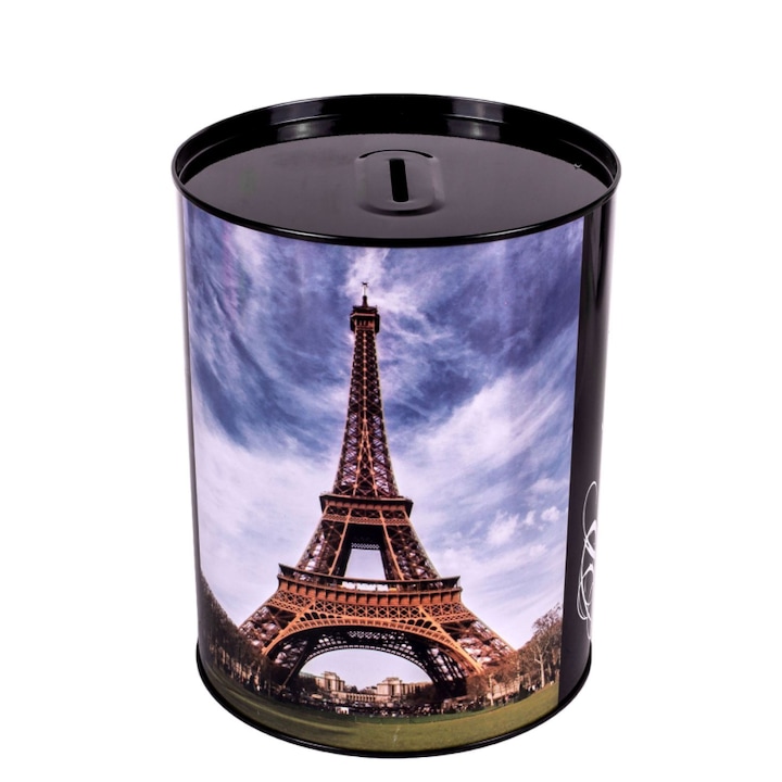 Fém malacpersely, Boutique Store ®, Eiffel-torony, 12x15 cm