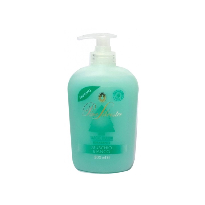 Sapun lichid hidratant cu mosc alb Pino Silvestre, 300 ml