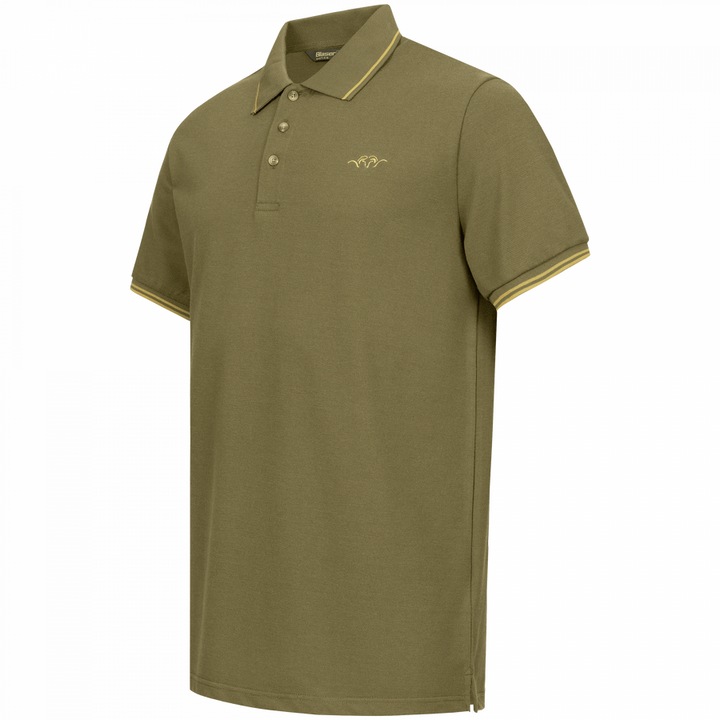 Tricou Polo Blaser Dark Olive, Verde masliniu