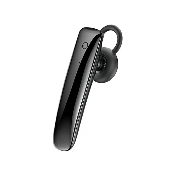 SOHO vezeték nélküli headset, in-ear, Bluetooth 5.0, hangerőszabályzó, HD hangzás, fekete