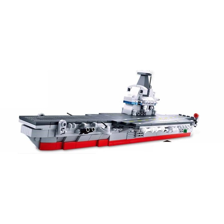 Sluban építőkészlet, hajó Repülőgép-hordozó, 361 db, M38-B0662