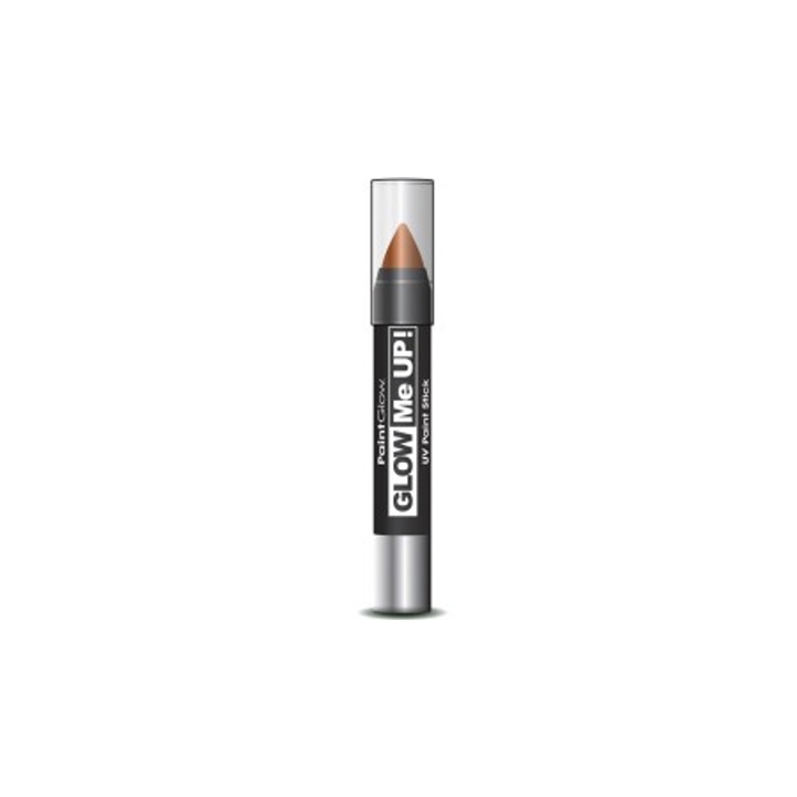 UV fényben világító narancs testfestő ceruza 3,5 g