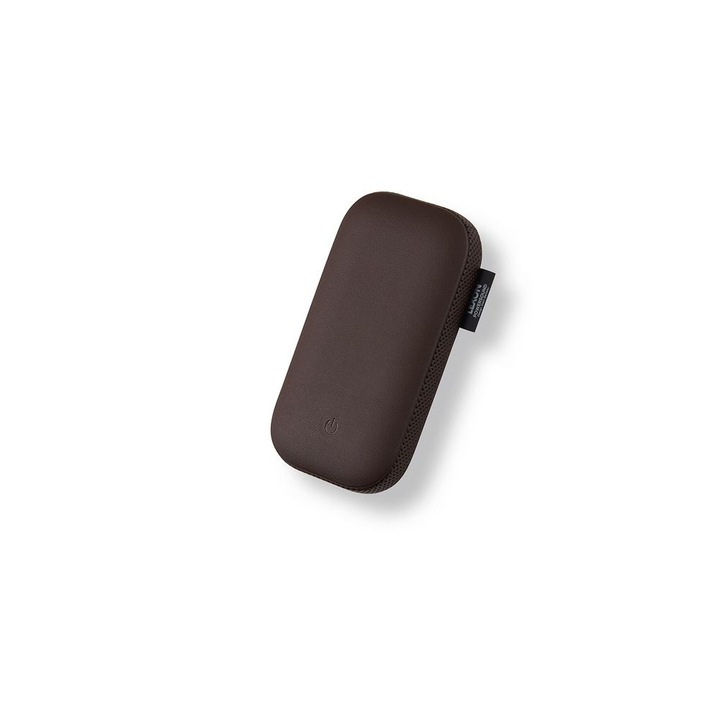 Външна батерия Lexon, 5000 mAh, Bluetooth високоговорител 3W, Безжична съвместимост с всички Qi устройства, Power Sound, Chocolate