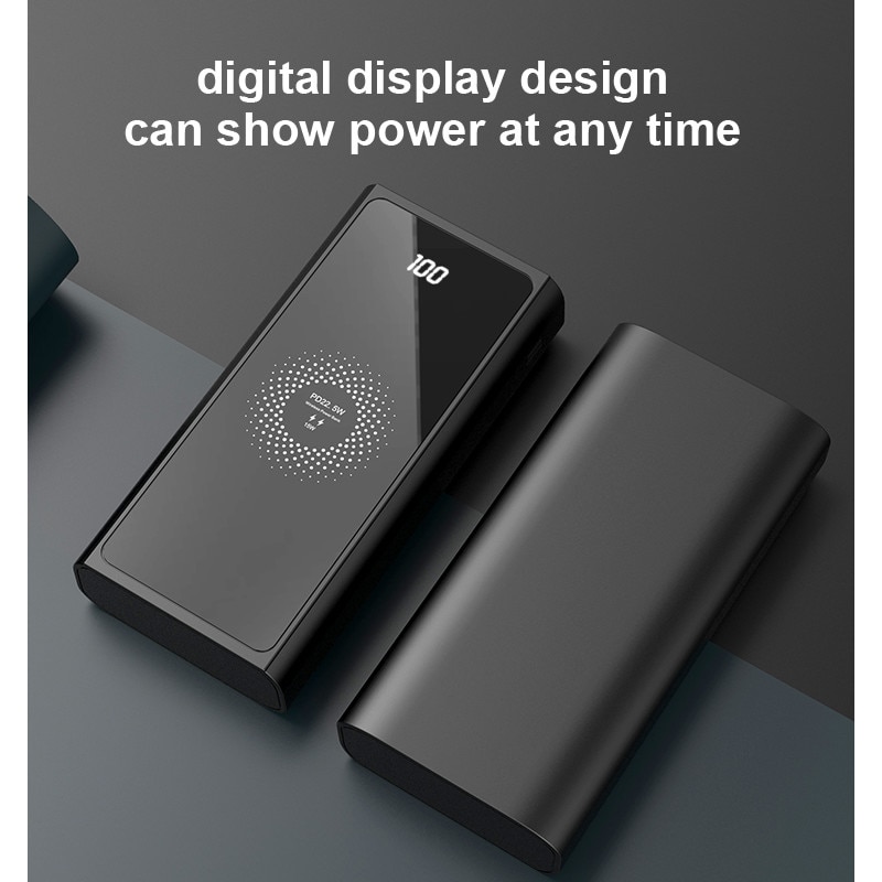 Bateria Externa Universal Xiaomi mi Wireless Power Bank 10.000MAH USB Black  - VXN4295GL