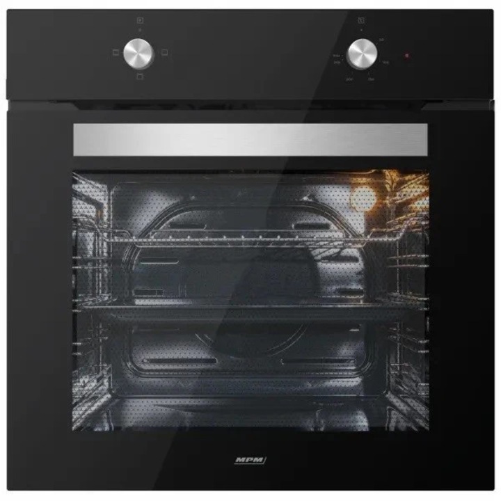 Cuptor incorporabil MPM 63-BOS-10B, Electric, 77 l, 3 programe automate, Control Mecanic, Clasa A, Negru