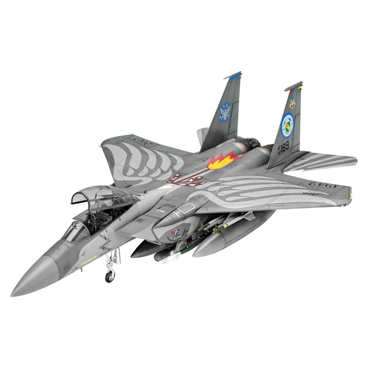 Kit Macheta Aeromodele de construit Revell McDonnell Douglas F-15 E Strike Eagle +14ani 1:72 REV 03841