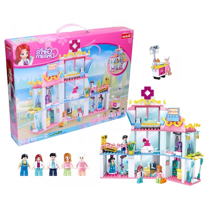 Sluban klinika kórház készlet M38-B0799 epitokockaval