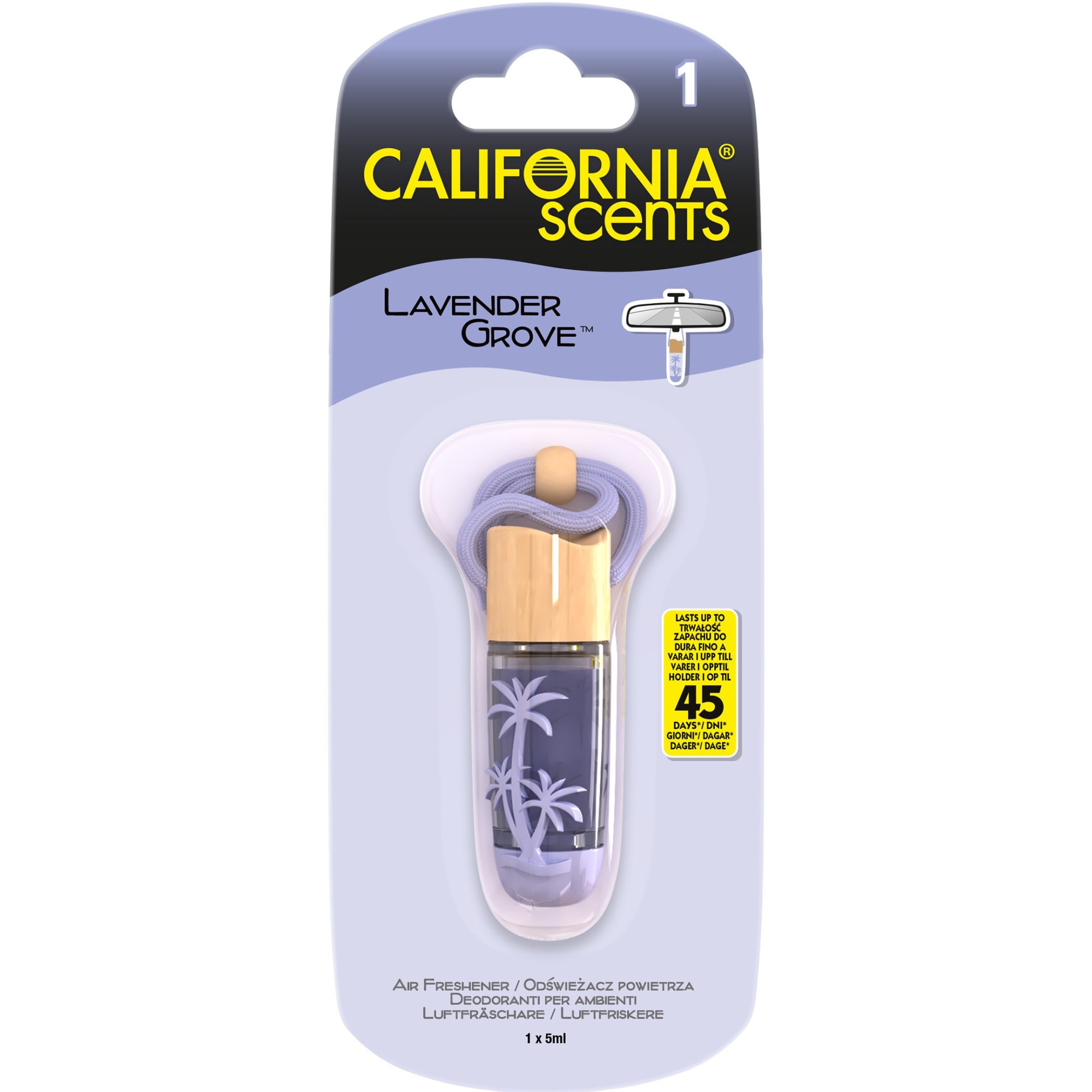 California Scents Autóillatosító flakon, Lavender Grove™ aroma, 5 ml