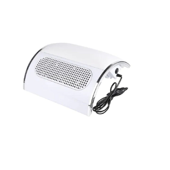 Manikűr porgyűjtő, Verk Group, asztali, 40 W, 3 erős ventilátor, fehér