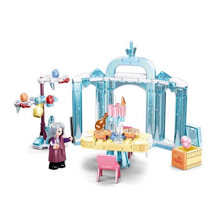 Sluban építőkészlet, a téli tündérkamra, 107 db, M38-B0893