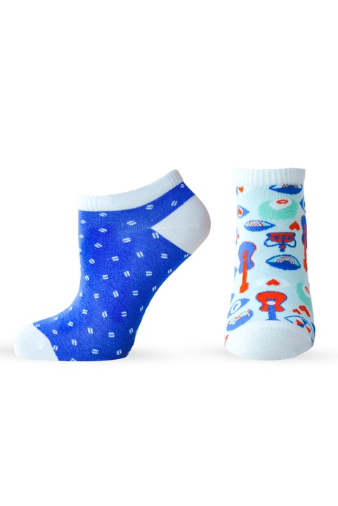 Дамски чорапи Agiva Happy Foottopia, Бамбук, Multicolor3