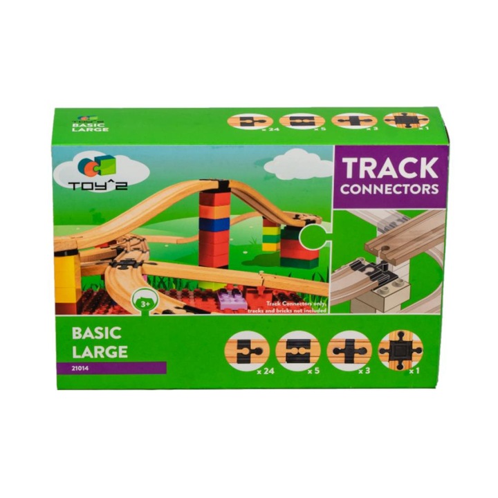 Set 33 conectori intersectie mare TOY2