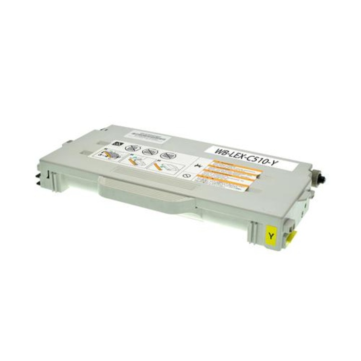Cartus toner, TIN, model compatibil cu LEXMARK 20K0502 / 20K1402, yellow, 3000 pagini
