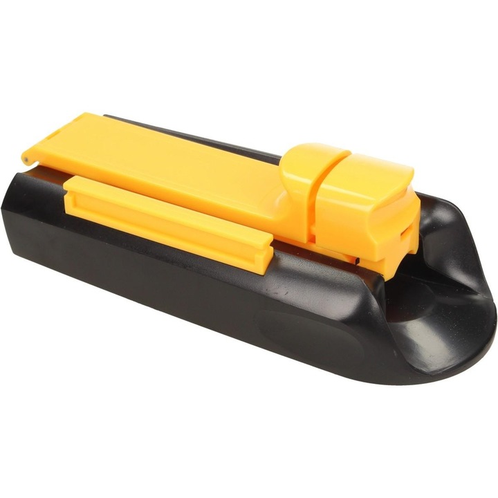 Aparat KlaussTech Manual de injectat tutun, 1 Injector, 14 x 6 cm, Material Plastic, Galben/Negru