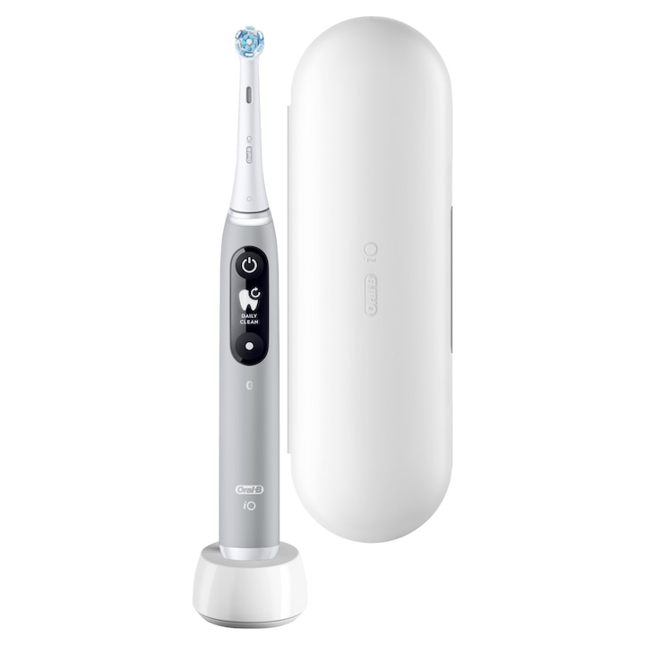 Elektromos fogkefe Braun Oral-B Io6, opálszürke