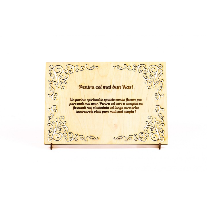 Személyre szabott fa oklevél - A legjobb orrért!