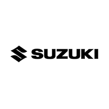 Set 2 stickere auto pentru praguri auto Suzuki, 40 cm, Negru