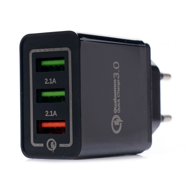Incarcator USB, 3x3.0 Quick Charge, KD1236, Kraft&Dele