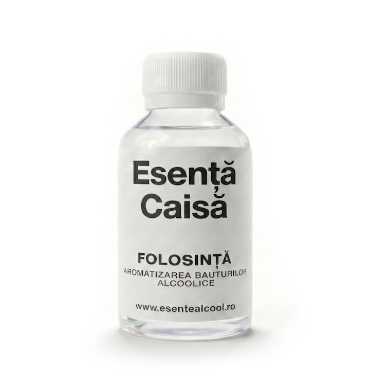 Esenta Caisa 100 ml, pentru bauturi alcoolice preparate in casa, tuica, palinca, rachiu, horinca si caisata, aroma concentrata de caisa proaspata, usor de dozat, 1 ml/litru, suficienta pentru 100 litri de bautura
