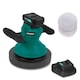 Masina de polisat cu excentric VONROC S_PM508DC, 20V, turatie 3000/min, diametru disc 240mm, prindere cu 2 manere, inclus 2 bonete de lustruit, baterie 2.0Ah si incarcator rapid incluse