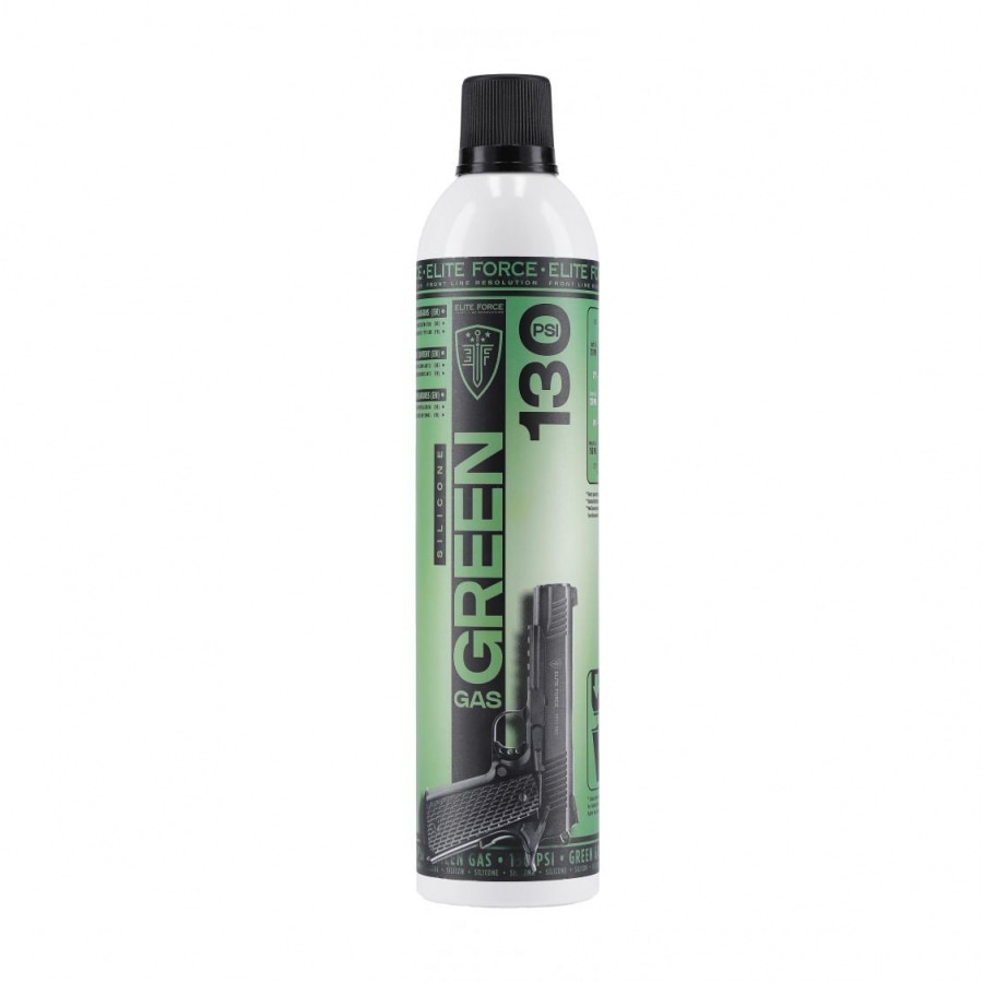 Gaz airsoft Green Gas Elite Force cu ulei siliconic, 130 PSI, 600 ml