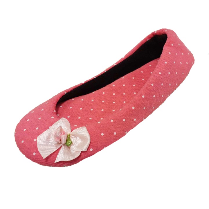 Papuci de casa pentru fete Mini Junior PDCPF-01, Roz 31-32 EU