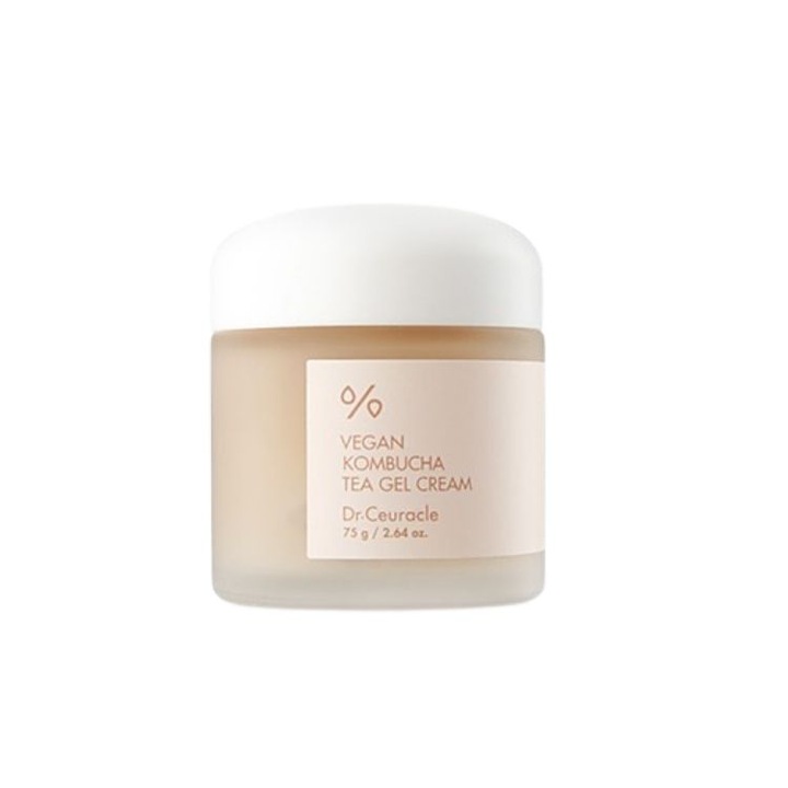 Хидратиращ крем с комбуча Dr. Ceuracle Vegan Kombucha Tea Gel Cream, 75 g