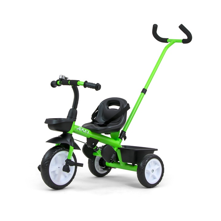 Tricicleta copii Axel, Milly Mally, 1-5 ani, Verde