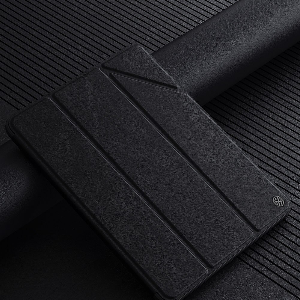 Husa Nillkin Bevel Leather compatibila cu iPad 10.9 inch 2022 Black