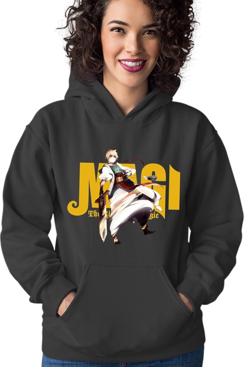 Hanorac dama Magi The Labyrinth of Magic Fire Stroke, Negru