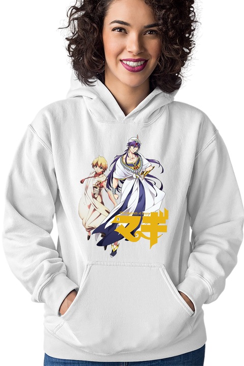 Hanorac dama Magi The Labyrinth of Magic Sinbad Japan, Alb