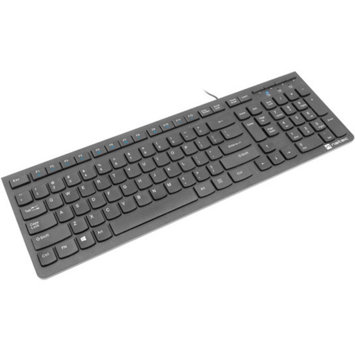 Клавиатура NATEC Discus 2, USB, US, Slim