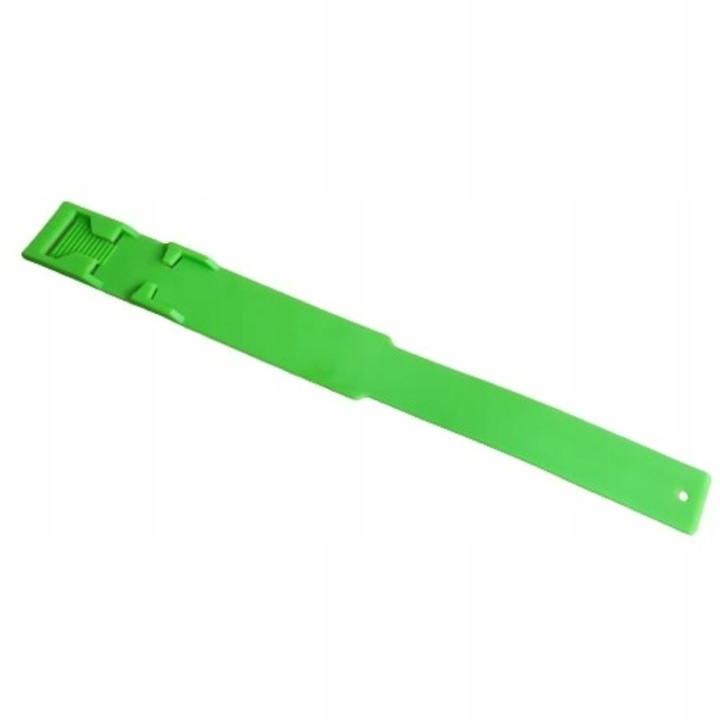 Banda de plastic pentru marcarea animalelor, 36 cm, Verde