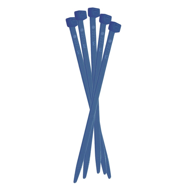 Kábelkötegelő készlet Elematic, 290/4,5mm, 5217DT, Kék, 100 db