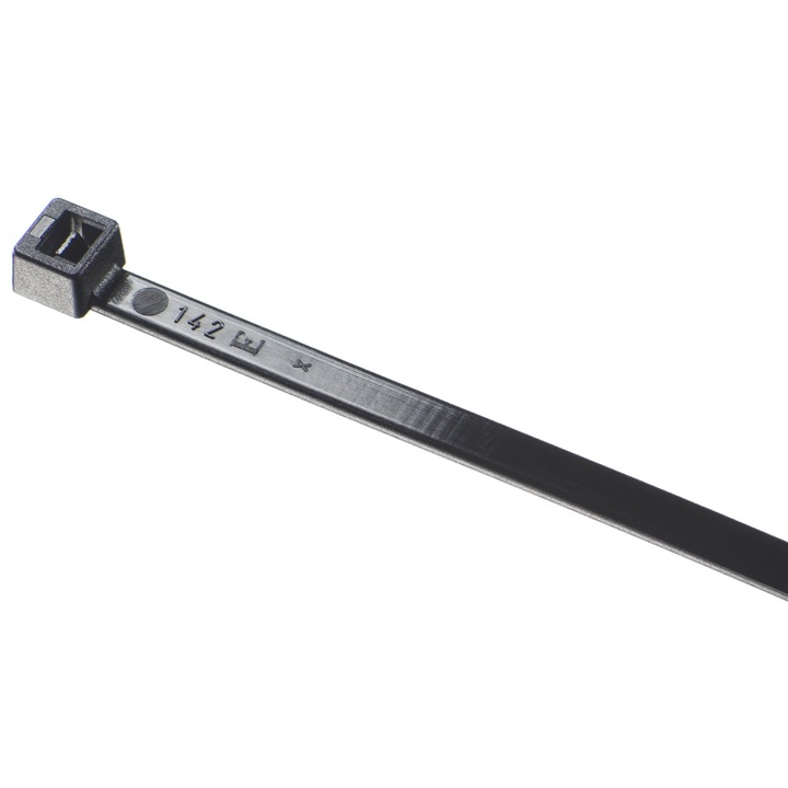 Kábelkötegelő készlet Elematic, 365/7,5mm, 5327UV, UV védelem, Fekete, 100 db