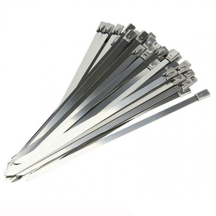 Kábelkötegelő készlet Elematic, 266/4,6 mm, 6706, Inox, 100 db