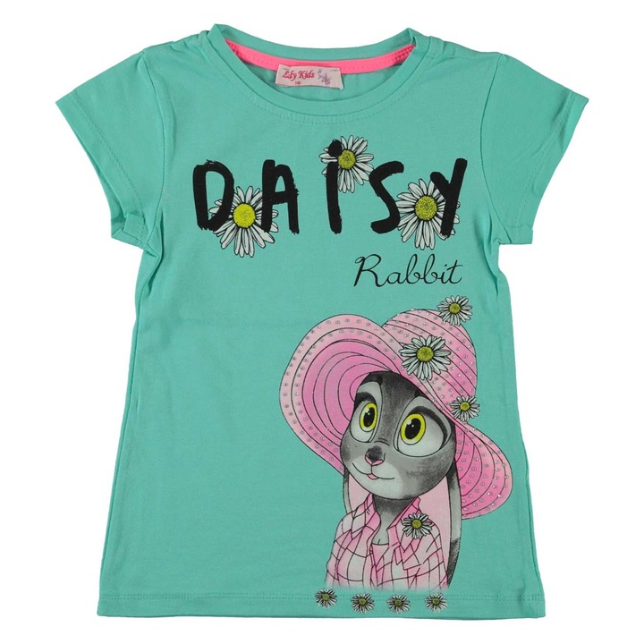 Daisy Bunny lány póló, Zöld