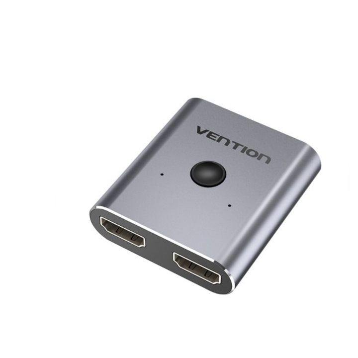 Vention AFUH0 adapter, ezüst, adapter HDMI anya - 2 x HDMI anya