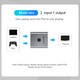 Vention AFUH0 adapter, ezüst, adapter HDMI anya - 2 x HDMI anya