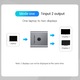 Vention AFUH0 adapter, ezüst, adapter HDMI anya - 2 x HDMI anya