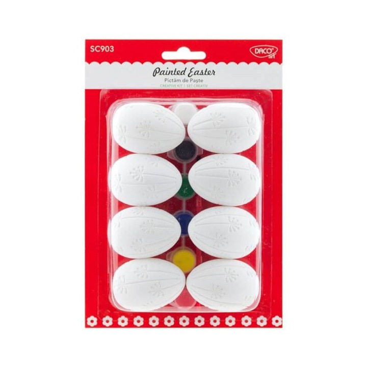 Set creativ Oua de pictat Daco