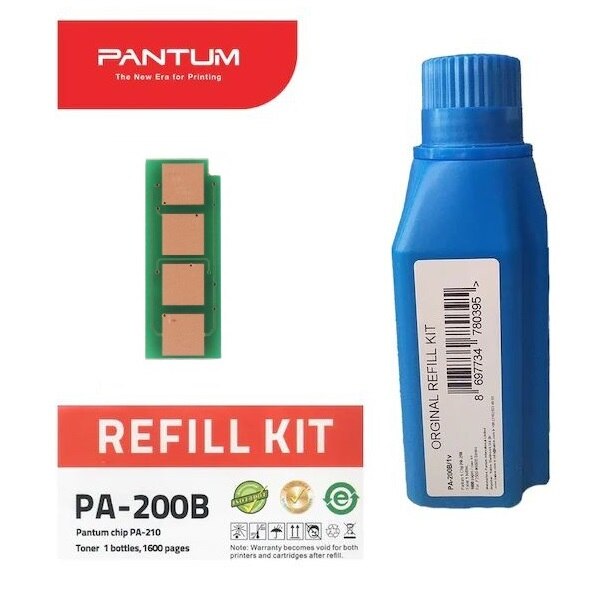 Комплект за презареждане Pantum PA210 Original, капацитет 1600 страници ...