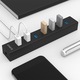 USB-elosztó Orico H7013-U3-V1-BK-BP, 7 portos USB3.0, fekete