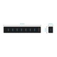USB-elosztó Orico H7013-U3-V1-BK-BP, 7 portos USB3.0, fekete