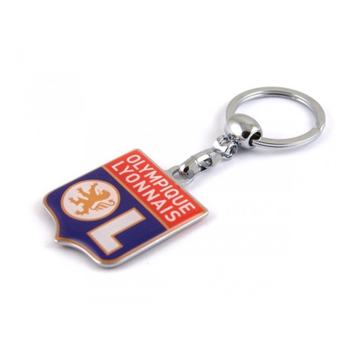 Breloc cheie inox, compatibil echipa Juventus Lyon, multicolor