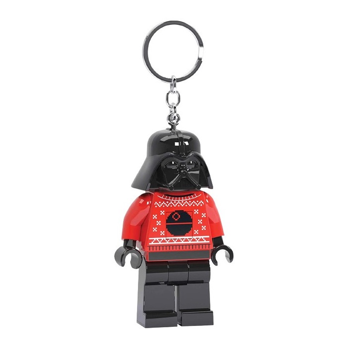 Ключодържател с фенерче, Lego Star Wars DV Ugly Sweater, 9 см