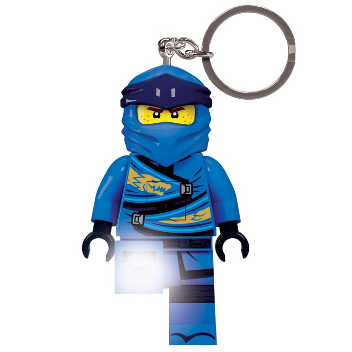 Breloc cu Lanterna, Lego Ninjago Jay, 9 cm