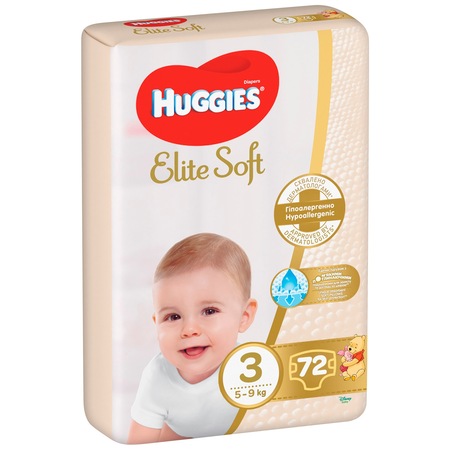Irreplaceable why not Inactive Scutece Huggies Elite Soft 3, 5-9 kg, 72 buc - eMAG.ro